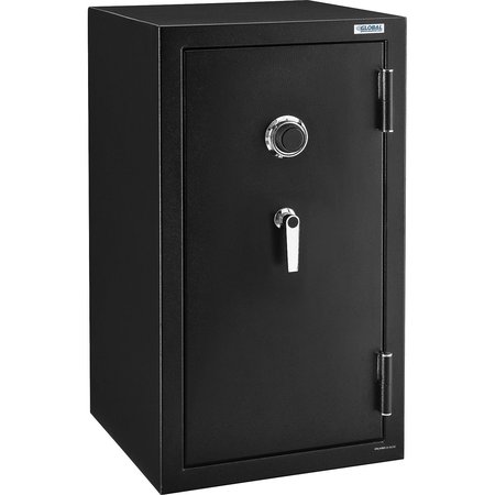 GLOBAL INDUSTRIAL Burglary & Fire Safe Cabinet with Combo Lock, 1.5 Hr Fire Rating, 22W x 22D x 40H 493494